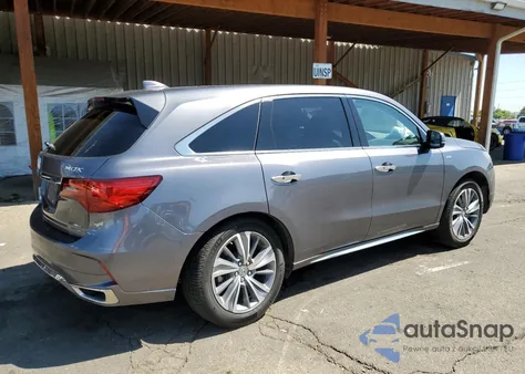 2018 Acura Mdx Sport Hybrid Technology from USA, damaged, VIN 5J8YD7H50JL000601